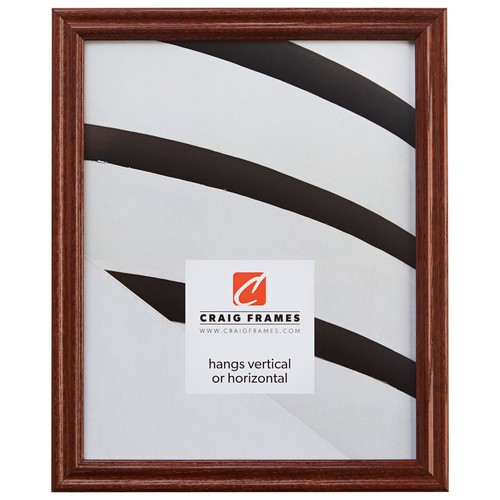 Walnut brown picture frame - walnut,