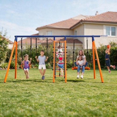 700lbs metal swing set heavy - 700lbs,