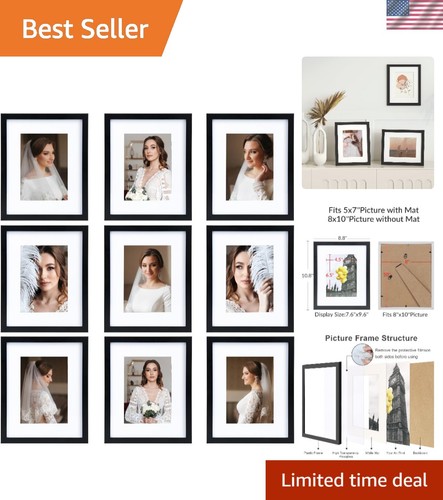 Black 8x10 frame set with - 8x10,