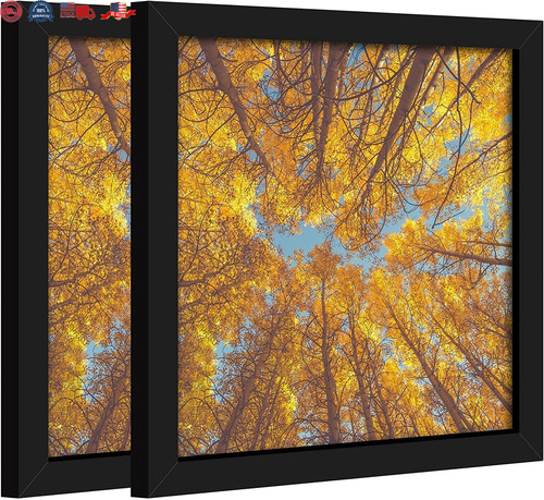 8x8 picture frame black - 8x8, in