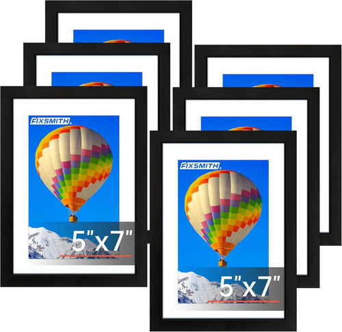 5x7 picture frame set - frame, 6